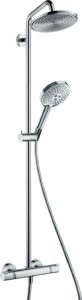 Душевая система Hansgrohe Raindance Select S 27116000 240 Showerpipe, EcoSmart, поворотный держатель 450 мм, ½’