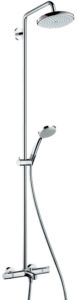 Душевая стойка 220 Showerpipe для ванны, поворотный держатель 400 мм, ½’ Hansgrohe Croma 27223000