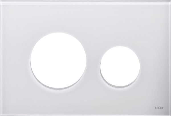 Лицевая панель Tece TECEloop 9240671 стекло белое